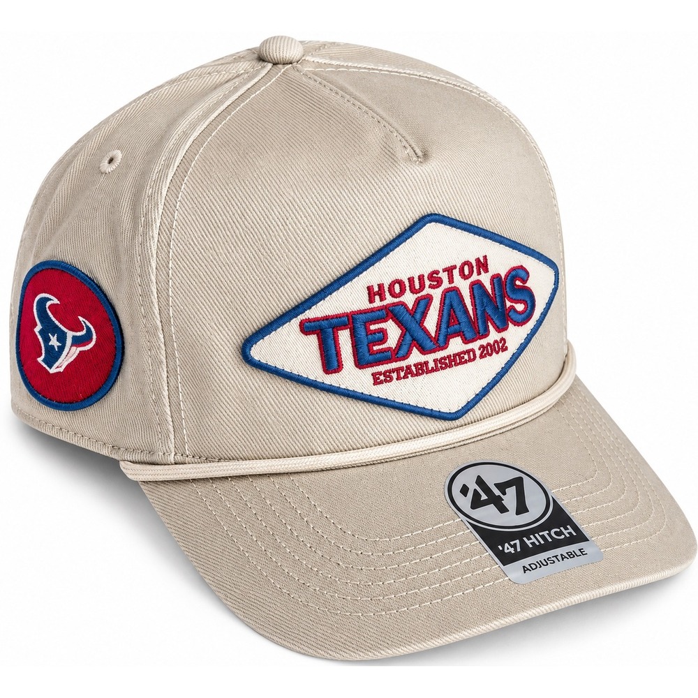 Houston Texans '47 Carin Hitch Adjustable Hat Mojave Rope Cap NFL New NWT $45